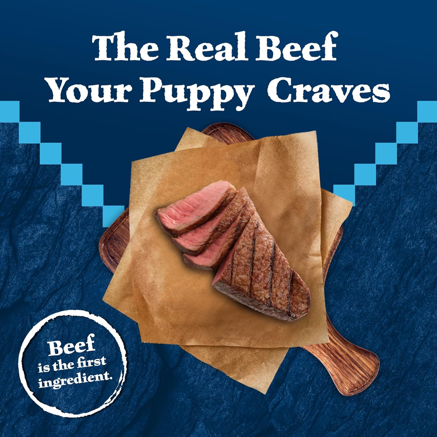 Blue Buffalo Wilderness High-Protein Rocky Mountain Recipe Dry Food for Puppies, Red Meat & Grains, 24-lb Bag - Image 3
