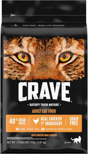 CRAVE Grain Free Adult High Protein...