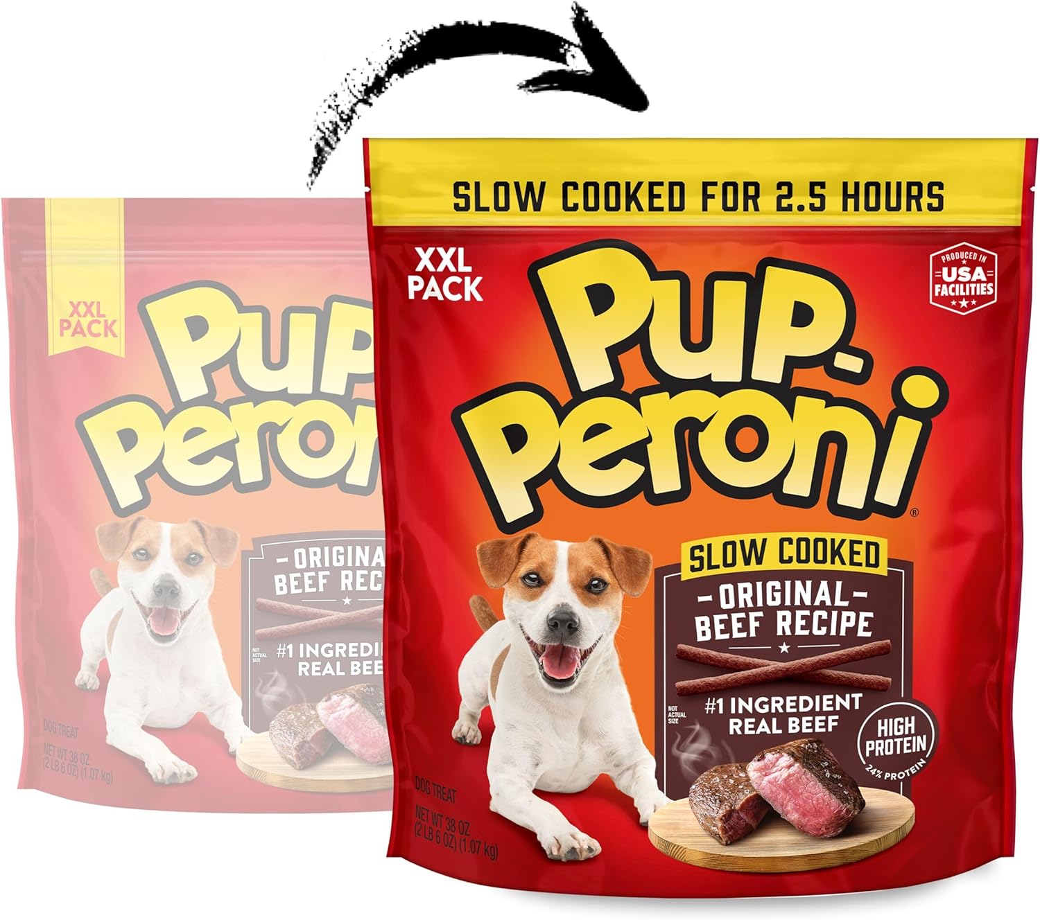 Pup-Peroni Original Beef Recipe Dog Treats, 38 Oz. Bag - Image 2