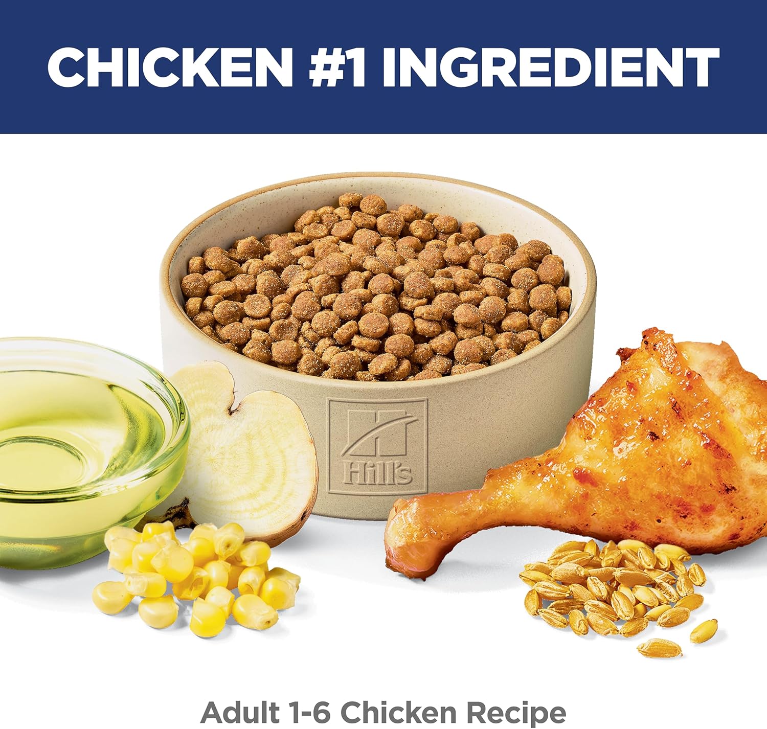 Hill's Science Diet Adult 1-6 Dry Cat Food, Chicken, 4 lb. Bag - Image 3