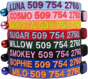 GoTags Personalized Cat Collars wit...