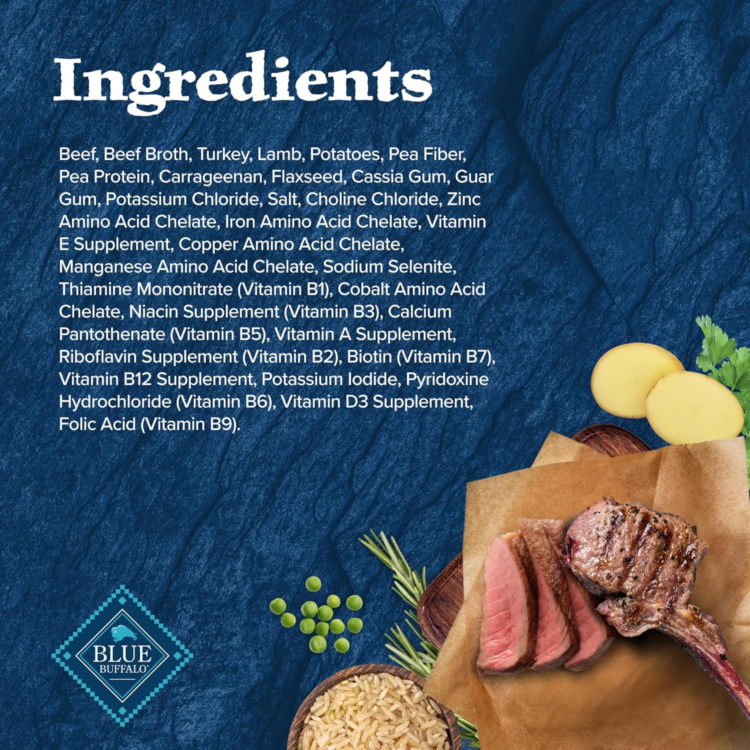 Blue Buffalo Wilderness Rocky Mountain Red Meat Senior Wet Dog Food, 25g Protein, Chicken-Free Recipe Made with Natural Ingredients, High-Protein & Grain-Free, 12.5-oz. Cans (12 Count) - Image 5