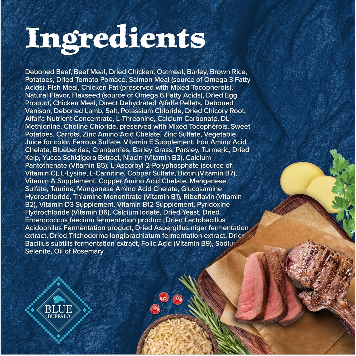 Blue Buffalo Wilderness Rocky Mountain Recipe Adult Dry Dog Food with Red Meat & Wholesome Grains, 34g Protein, Vibrant Energy for an Active Life, Made with Natural Ingredients, 4.5 lbs. - Image 11