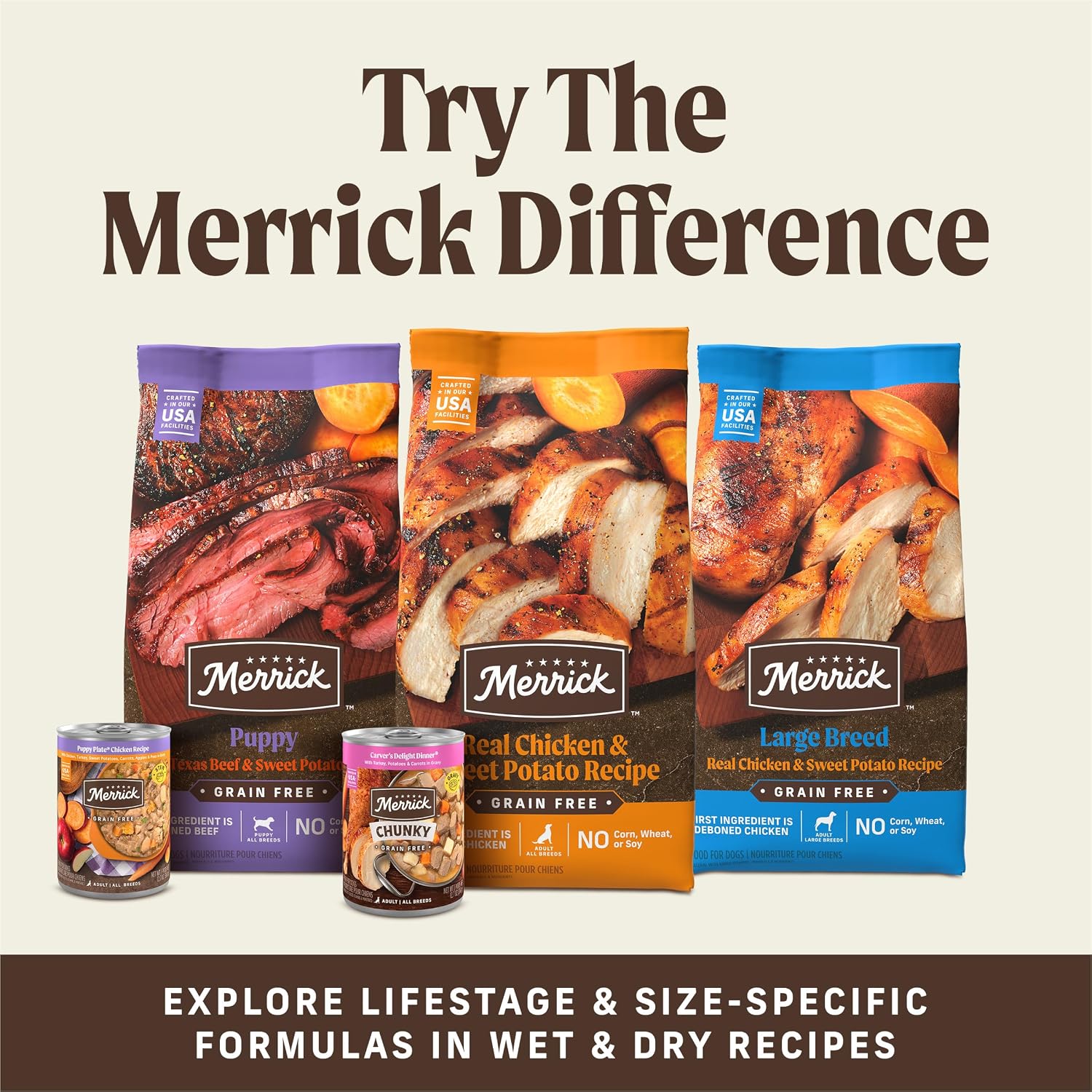 Merrick Power Bites Natural Soft And Chewy Real Meat Dog Treats, Grain Free Snack With Real Beef Recipe - 6 oz. Bag - Image 8