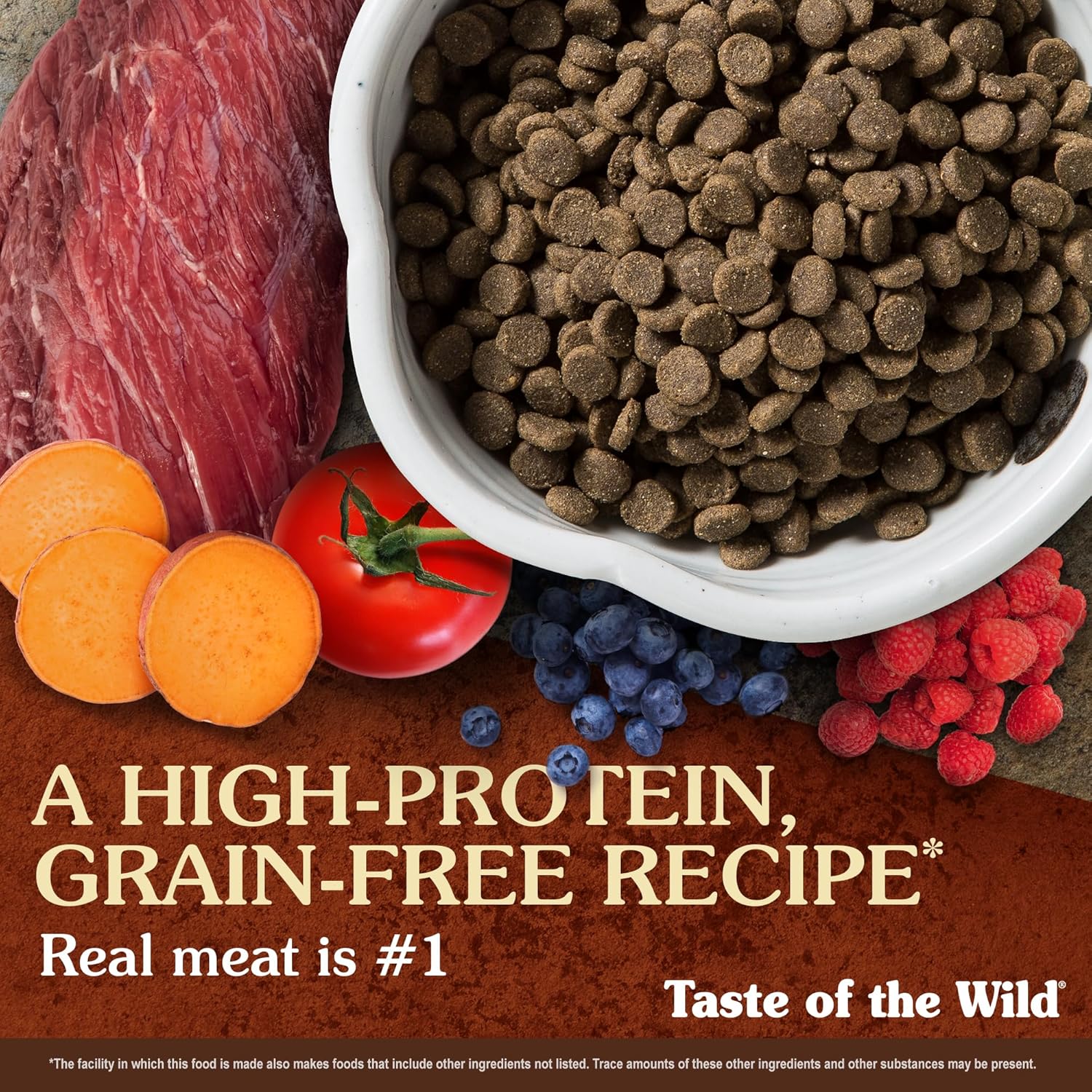 Taste of the Wild High Prairie Adult High Protein Grain-Free Recipe with Roasted Bison & Roasted Venison Dry Dog Food 14lb - Image 4