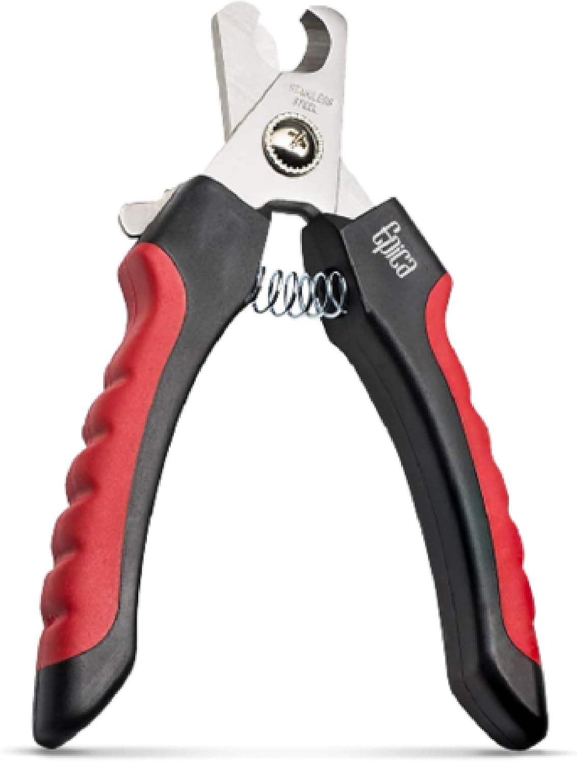 Epica Dog and Cat Nail Clippers, Claw Trimmer, Safety Guard, Easy & Safe | Rubber, Stainless Steel, Rubber Coated Handles for a Secure Grip, Gentle on Pets