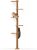 FUKUMARU Wall-Mounted Cat Tree for Small & Medium Cats, 5-Tier Tall Cat Climbing Tower with Scratching Post, Indoor Cat Wall Shelves for Climbing, Scratching & Lookout