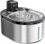 Smartoo Wireless Cat Water Fountain Stainless Steel, 152oz/4.5L Cat Fountain Battery Operated, Cordless Pet Water Fountain for Cats & Dogs with Motion Sensor, Ultra Quiet Pump, Multi-Filtration