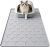 Garoopion Cat Mat for Litter Box, Large 34.05×22.5 inch Cat Litter Mat, Waterproof Silicone Pad for Floor, Gray
