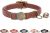 THAIN Leather Cat Collar with Bell Breakaway- Adjustable, Durable, Retro Bell fit Most Cats and Kittens (Brown)