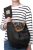 Tomkas Small Dog Cat Sling Carrier Puppy Purse Travel Wrap Soft Crossbody Pet Bag (Black, M – Zip Pocket & Adjust Strap)
