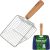XBX Cat Litter Scoop with Holder, Sturdy Stainless Steel Litter Scooper, Wide Gap Litter Shovel with Beech Wood Handle for Easy Daily Litter Box Cleaning