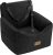 JOEJOY Dog Car Seats for Small Medium Dogs Under 35lbs, Dog Booster Seat with Detachable Washable Cover and Cushion, Memory Foam Pet Car Seat with Safety Belt and Storage Pockets (Black)