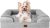 EHEYCIGA Orthopedic Dog Bed for Small Dogs, Waterproof Memory Foam Small Pet Beds with Sides, Non-Slip Bottom and Egg-Crate Foam Medium Dog Couch Bed with Washable Removable Cover, Grey