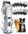 oneisall Dog Clippers for Grooming for Thick Heavy Coats/Low Noise Rechargeable Cordless Pet Shaver with Detachable Stainless Steel Blade/Waterproof Dog Shaver for Dogs Pets and Animals (Silver)