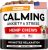 Advanced Calming Chews for Dogs – Hemp Chews and Melatonin – Anxiety Relief – Sleep Aid – Relaxing Treats – Stress Relief During Fireworks, Storms, Thunder, Barking – Made in USA – BBQ – 60ct