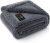 Waterproof Pet Blanket, Liquid Pee Proof Dog Blanket for Sofa Bed Couch, Reversible Sherpa Fleece Furniture Protector Cover for Small Medium Large Dogs Cats, Dark Gray Small（40″ x 28″）