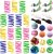 Cat Toys for Indoor Cats, 35 Packs Interactive Cat Toys Set with Colorful Springs, Mouse Cat Toy, Crinkle, Sisal, Pompom and Color Bell Balls for Kitten Toys