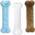 Nylabone New Puppy Starter Kit, Chew Toys & Natural Chew Treat for Puppies, Puppy Enrichment Teething Toys, Blue, Long Lasting Chicken & Bacon Flavor, Small Dogs – Up to 25 Ibs, 3 Pack