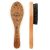 Pet Soft Brush with Wood Handle and Boar Bristle Hair – Soft Cat and Dog Grooming Brush for Short Hair Cats and Small Dogs – Gentle Massage and Dandruff Removal (Cat)