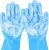 Pecute Pet Grooming Gloves – Heat Resistant Silicone Gloves with High-Density Teeth, Enhanced Five Finger Design for Bathing and Massaging Dogs and Cats, Blue | 3,000 soft bristles, Gentle massage & deshedding, Dishwasher safe, For large/thick coats, Home/car cleaning