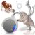 Rechargeable Smart Ball 2.0 Automatic Cat Toy – Interactive Cat Toys for Indoor Cats – Motion Activated Moving Cat Ball Toy, Self Rolling Interactive Dog Toys for Small Dogs with 3 Speed Modes [Gray]