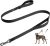 Fida 4 FT Heavy Duty Dog Leash with 2 Comfortable Padded Handles, Traffic Handle & Advanced Easy Snap Hook, Reflective Walking Lead for Large, Medium & Small Breed Dogs (4 FT x 1″ Wide, Black)