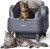 oneisall Self Cleaning Litter Box for Large&Multiple Cats: Ease S1 Open-Top Cat Litter Box Easy Rinsable Clean, with Safety Protection & Large Capacity for Indoor House Cats(40pcs Waste Bags Included)