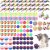 Shappy 150 Pcs Cat Toys for Indoor Cats Bulk, Kitten Toys Pack, Variety Interactive Gift Including Mice Rainbow Balls Spring Crinkle Balls Gift for Kitty Kitten Cat(Classic)