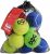 INSUM Tennis Balls for Dogs – 12 Pack 2.5” Durable Non-Toxic Outdoor Dog Toys Balls with Mesh Bag, SGS Certified, Colorful Fetch Toys, Medium Large Breeds (Non Squeaky)