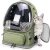 Cawypety Cat Backpack Carrier, Breathable Cat Carrier Large Space Bubble Pet Backpack for Kitty Small Dog up to 15lbs, Transparent & Foldable Pet Carrier for Travel Hiking