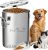 Newget 45 Lbs Stainless Steel Dog Food Storage Container, Large Airtight Pet Food Storage Bin with Lid to Keep Fresh, Metal Container with Scoop for Dog, Cat, Bird Seed, Rice, Grain & Kitchen Pantry